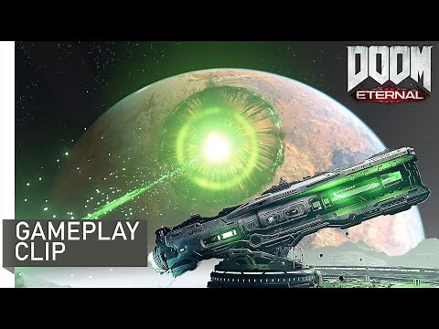 BFG-10000 FIRING ONTO MARS EXTENDED CINEMATIC CLIP AT 4K 60 WITH RAY TRACING-DOOM ETERNAL 2020