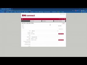 BNI Education Moment - Your BNI Connect Profile (part 2) - Getting Started