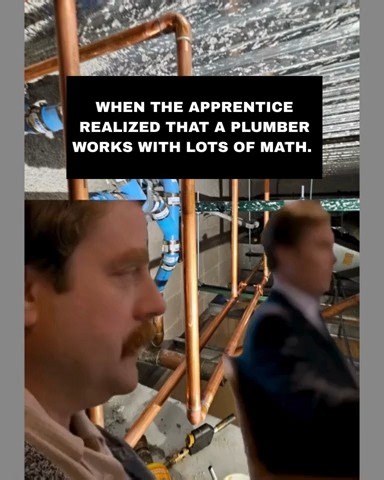 Lead Oracle AI For Plumbers - Supercharge Your Local Ranking on Instagram: "Plumbing math = fractions + measurements + common sense 🧠🔧 No calculus. No crazy formulas. Just hands-on, real-life math. ❤️ #plumber #plumbinglife #agency #leadoracle #meme"