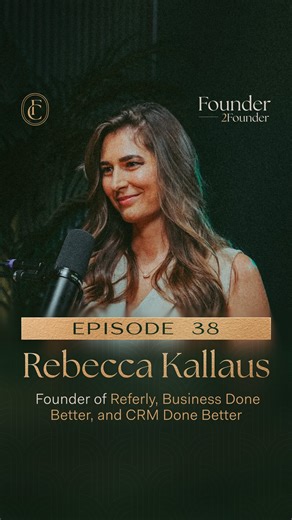 The Founders Club on Instagram: "This week on Founder2Founder, Aaron sits down with @rebeccasunnen: founder of Business Done Better and creator of the 5-Engine Operating System. Rebecca’s path wasn’t linear. Her story runs through unpaid work at a failing health clinic, financial collapse, homelessness, and rebuilding from nothing, all while launching her first business and learning how to trust herself under pressure. Over the last decade, she’s helped founders scale from solo operators to $20M