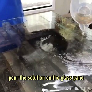 4.6M views · 41K reactions | If you wonder how mirrors are made. Safety Warning: these chemicals should only be used by professionals. by David A Smith Gold Leaf Sign Artist and Designer | 9GAG | Facebook