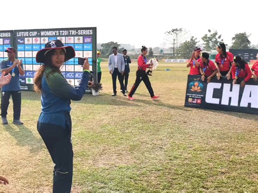 A truly deserving moment for Cricket Hong Kong, China 中國香港板球總會 Women’s Cricket Team 👑🏏 Crowned Champions of the Lotus Cup 2026 🌸, they showcased magnificent cricket throughout the tournament, making this edition even more memorable and special 🌟🔥 Heartiest congratulations to the champions! 🎉👏 #lotuscup2026 #bhutancricket #bhutan #hongkong #malaysia #GelephuMindfulnessCity | Bhutan Cricket