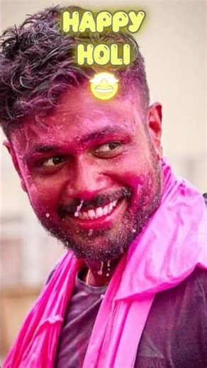 We celebrated our holi yesterday 🤩 #shorts