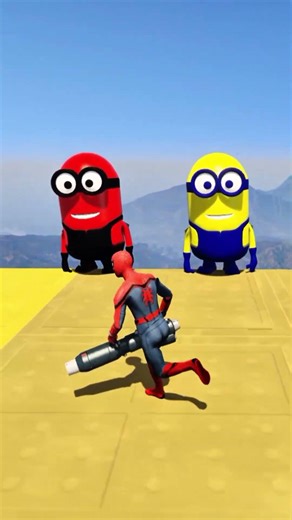 GTA 5 Epic Water Ragdolls | Spider-Man Jumps / Fails ep.101 #shorts