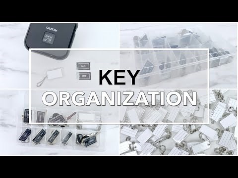 KEY ORGANIZATION: Compile, sort and organize all of those random keys