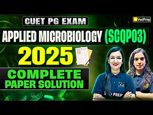 CUET PG Applied Microbiology (SCQP03) Previous Year Question Paper Analysis | CUET PG 2026 Exam Prep