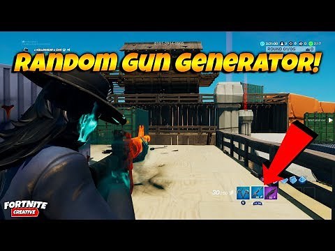 HOW TO MAKE A RANDOM GUN GENERATOR IN Fortnite Creative! Gunfight Gamemode Tutorial!