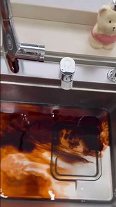 The moment it was installed, both the installer and I were silent. #sink #kitchen #cleaning #clean