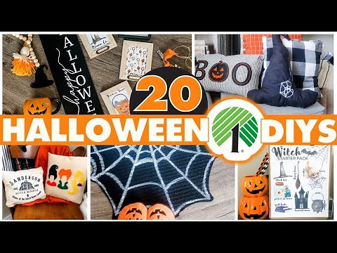 20 Dollar Tree Halloween DIY Decor Crafts that everyone will be making!