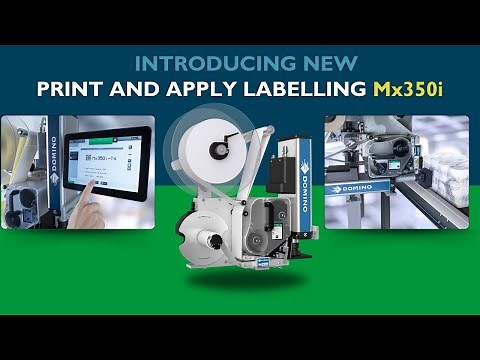 Domino Mx350i: High-Speed Print and Apply Labeler for Case Labeling