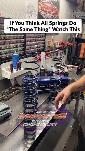 Two springs can act completely different on track. What’s the biggest spring change that surprised you? #dirtracing #innovatorracecars #thingstheydonttellyou #dirtlatemodel #motorsports #FrontendDevelopment #dirtmodified #racing | Innovator Race Cars