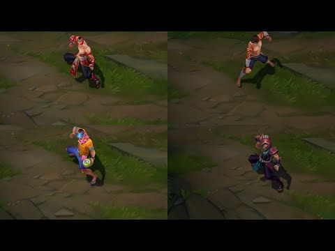 Hairless Lee Sin Custom Skin Preview - League of Legends