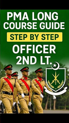 “PMA Long Course – Step by Step Guide” || Join Pak Army
