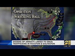 Dozens of arrests linked to drug trafficking in Houston and Galveston