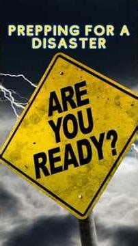 Prepping For Disaster