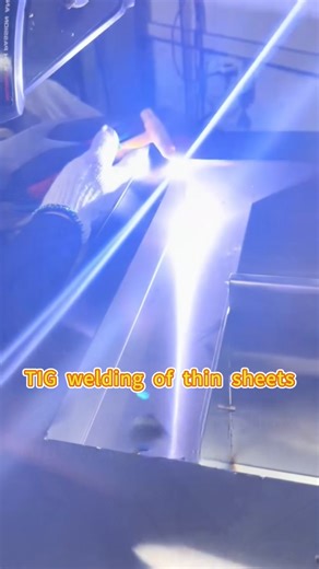 TIG welding of thin sheets#Tigwelding #argonarcwelding #laserwelding #spotwelding #brazing #brazingwelding #coldwelding #weldinglife #welding @TikTok @tiktok creators