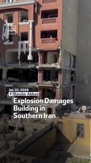 Footage shows damage after an explosion at an eight-story building in Bandar Abbas, a Gulf coast city in southern Iran. | Welcome DOHA QATAR