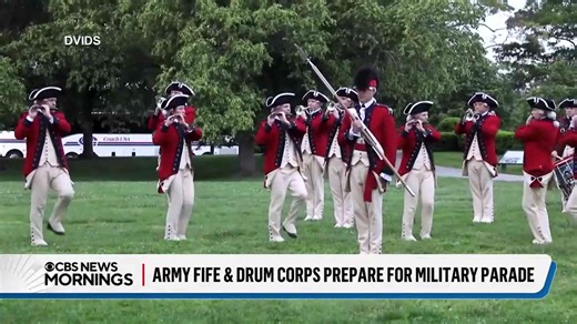 Army Fife and Drum Corps prepares for military parade