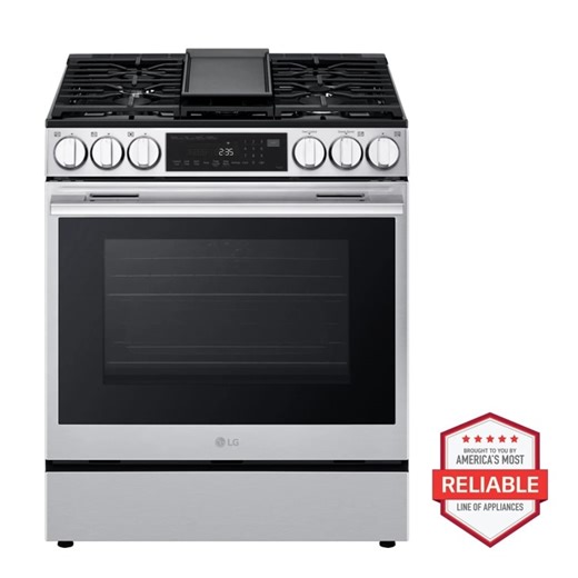 6.3 cu. ft. Gas Single Oven Slide-in - LSGL6335L | LG USA