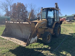 John Deere 510D 4x4 Loader Backhoe | Construction