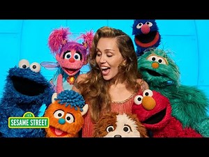 Just Imagine with Elmo and Miley Cyrus! 💖| Sesame Street Songs🎵