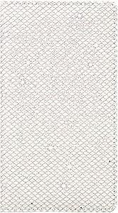 Sanlykate Glitter Bling Checkbook Cover for Girl Women, Shiny Rhombus Pattern RFID Blocking PU Leather Standard Register Check Book Case for Personal Checks with Pen Holder & Divider, Diamond White