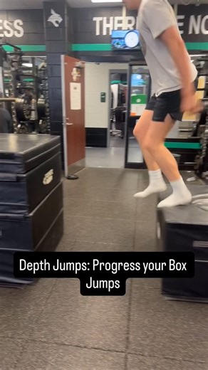 Efficiency Strength Training, LLC on Instagram: "Depth Jumps: Progress your Box Jumps #volleyball #soccer #volleyballtraining #soccertraining #speed #speedtraining #plyometric #plyometrics #strengthandconditioning"