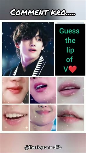 @#bts V lip 👄