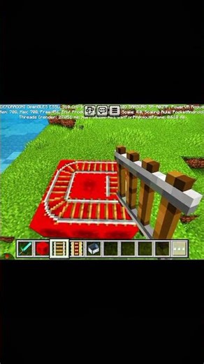 Minecraft Trick ✨️ #haxonoob