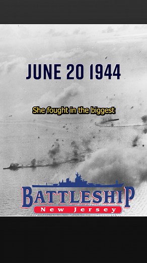 25K views · 1.7K reactions | On June 20 of this year, Battleship New Jersey returned to her pier after a dry dock period. On June 20, 1944, she played a role in the largest aircraft carrier action in naval history, the Battle of the Philippine Sea. #onthisday #onthisdayinhistory #militaryhistory #maritimehistory #interestingthings #history #navyships #ships #usnavy #battleship #historicships #philly #museumsoftiktok #museumvisit #historymuseum | Battleship New Jersey | Facebook