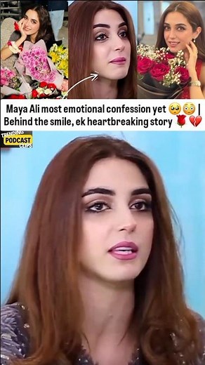 Maya Ali Breaks Silence on Her Past Love 💔| Most Emotional Interview🥹 #mayaali #shortsfeed #ytshorts