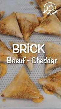 BRICK DE BOEUF AU CHEDDAR - Ultra fondant! 🤤 comment plier un samoussa #recette #cheddar #samoussa