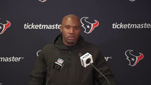 Texans head coach DeMeco Ryans talks after huge win at Kansas City