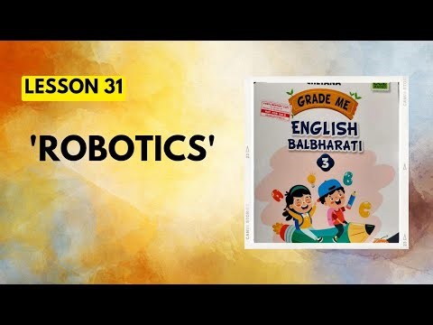 STD 3rd|English|Lesson 31|'Robotics'|Chetana Grade Me English Workbook Question Answers