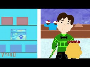 blue's clues drawing 3 clues: cafe blue
