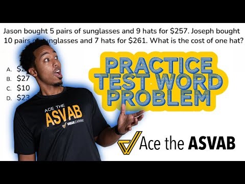 ASVAB Arithmetic Reasoning - Practice Test Question (Word Problem and Solution)