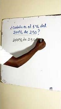 Matemáticas: ejercicios de porcentajes