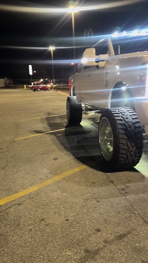 Should I keep the 8inch lift? Or drop it down? 👀🤔 #explore #f250