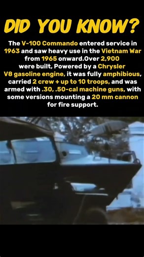 V-100 Commando Protected Troops in Vietnam #history #ww2 #war #shorts