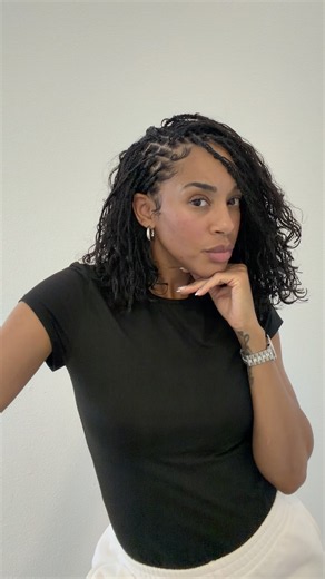A-line Bob boho braids #hairstyle