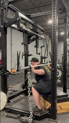 Westside Barbell | Barbell Box Squat - Chains