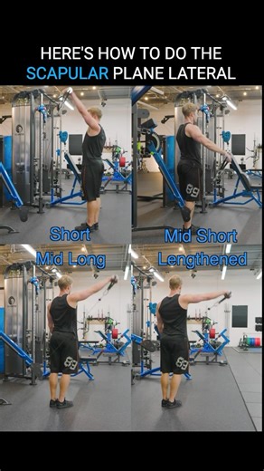 Kassem Hanson, Creator Of N1 | To work in the scapular plane, your arm is going to come behind you, this is where you can maximize the length of the middle delt, as... | Instagram