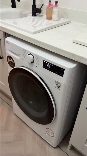 “come check this” first time of using LG TurboWash F4Y513WWLN1 13kg Washing Machine, White for £499