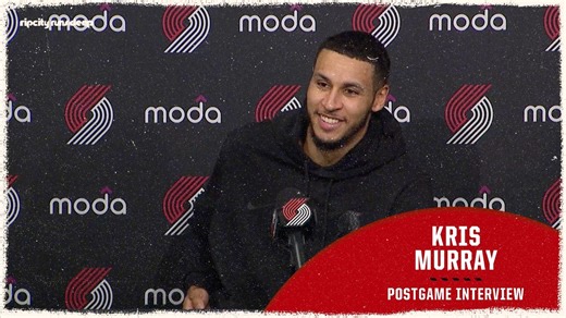 Kris Murray Talks Postseason & Team Improvement | Portland Trail Blazers | April 12, 2026