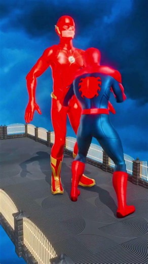 Powerful Hero Flash 999 LVL Boss Form DC Vs Small Spiderman - Can is SpidermanDefeat Flash Superhero