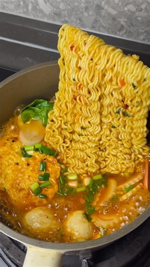 Jin Ramen with | Chopped Chili Sauce Easy Spicy Korean Instant Noodles Recipe#food #ramen #cooking