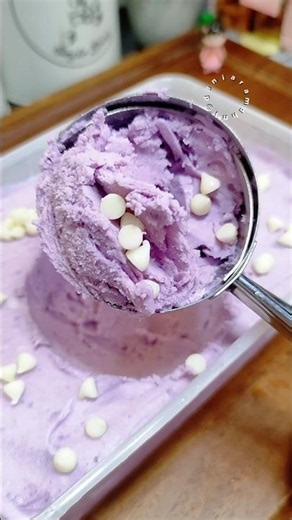 Homemade Ube Ice Cream with Only 4 Ingredients!