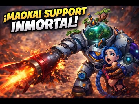 Maokai Support y Victoria Fácil 🌳✔//Maokai Supp//League Of Legends #82