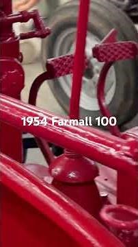 Purchased a 1954 McCormick Farmall 100 tractor from North Carolina.