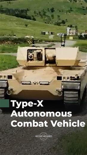 Type-X RCV is an unmanned combat vehicle with modular weapons and AI-driven autonomous capabilities. | Military Mechanics
